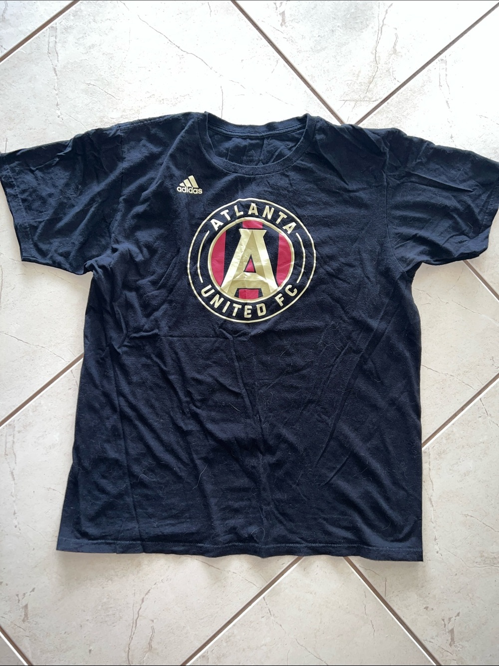 Atlanta United FC Black Logo Tee by Adidas